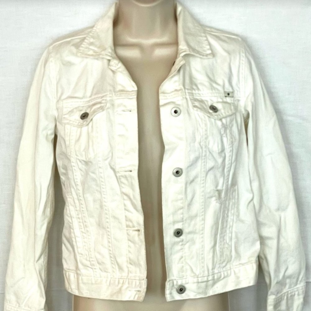 Lucky Brand White Denim Jacket